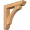 Ekena Millwork Legacy Slat Smooth Bracket w/ Offset Brace, Western Red Cedar, 5 1/2"W x 24"D x 24"H BKT0604X24X24LEC06SWR - alternate 1